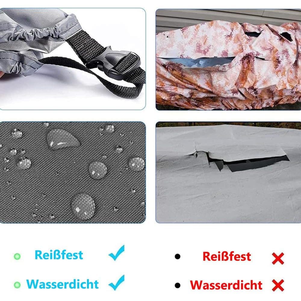 420D Waterproof Kayak Canoe SUP Cover, Universal Outdoor Boat Cover with Dust and UV Protection, 420D(XL)