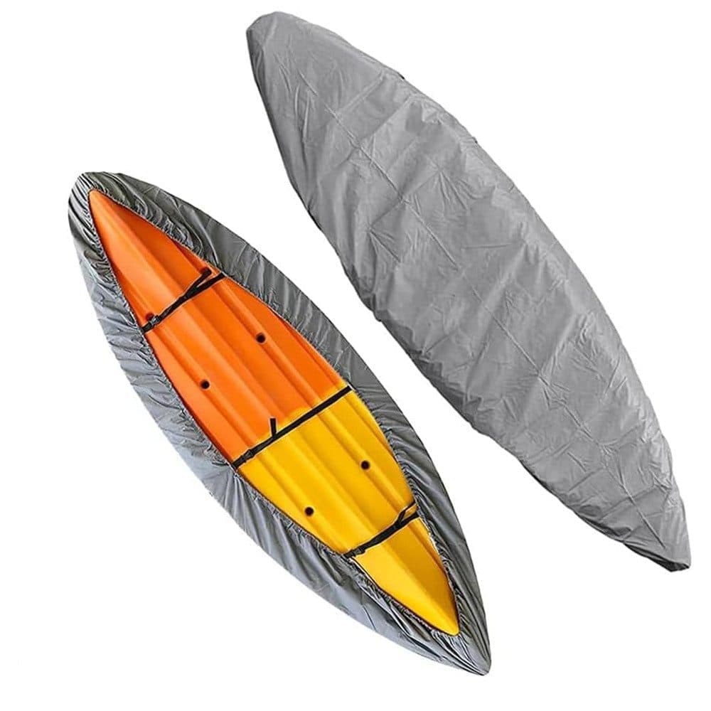 Waterproof Kayak Cover 420D Thick, Dust and UV Protection, Universal for Canoe SUP Boat, Outdoor Use, M
