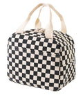 Insulated Corduroy Lunch Bag Cooler Leak-proof for Picnics and Work, 26cm