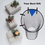 2-Pack Black Soccer Goal Net for Shooting Training, Portable Foldable, for Backyard and Park, 6x4ft
