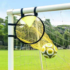 2-Pack Soccer Goal Net for Shooting Training, Portable Foldable, 6x4ft, Yellow