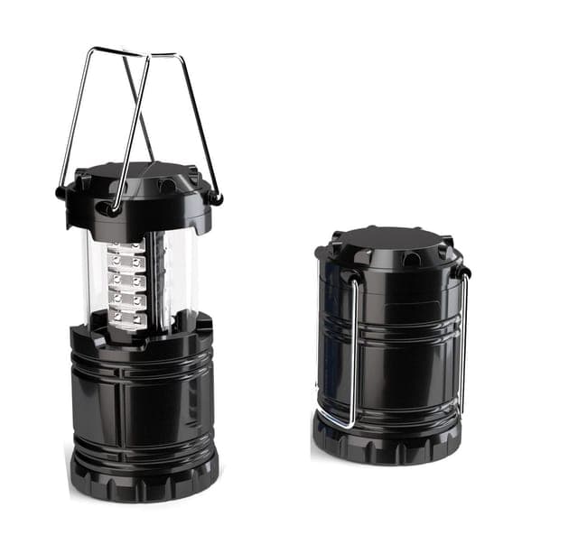 30 LED Camping Lantern, Waterproof Foldable Tent Light with Battery Power