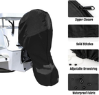 600D Oxford Cloth Outboard Motor Cover, Waterproof UV Resistant Boat Engine Protective Cover for Yacht Fishing Boat（60-100HP）