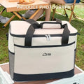 Portable Insulated Cooler Bag for Camping and Picnics, Durable Thermal Storage Tote, Blue