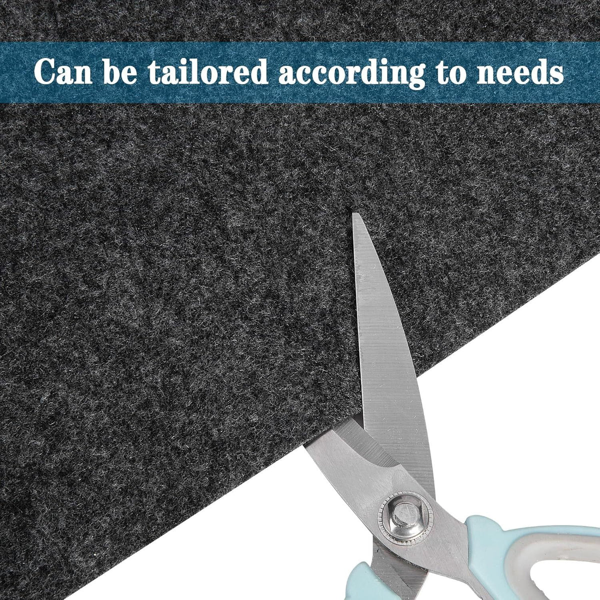 Boat Trailer Bunk Carpet Roll, Felt Marine Padding with Anti Slip PE Backing, Black 20 Ft x 8 In