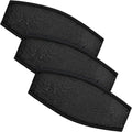 3 Pack Neoprene Diving Mask Strap Covers, Hair Protector Wraps for Snorkeling, Black 7.5 x 3.5 In