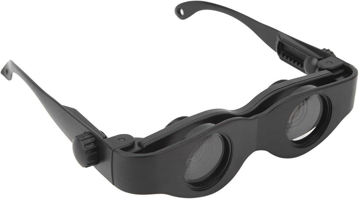 Hands-free binocular glasses for fishing—portable, adjustable-focus, dual-lens eyewear suitable for fishing, birdwatching, watching TV, and sports; offers high-definition clarity.