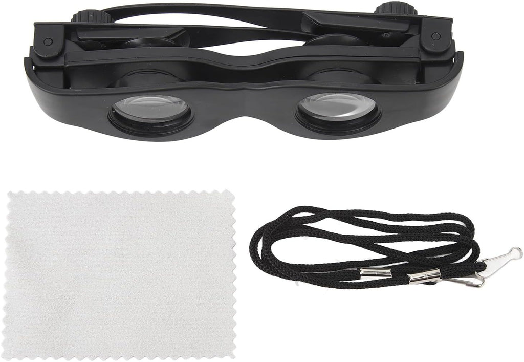 Hands-free binocular glasses for fishing—portable, adjustable-focus, dual-lens eyewear suitable for fishing, birdwatching, watching TV, and sports; offers high-definition clarity.