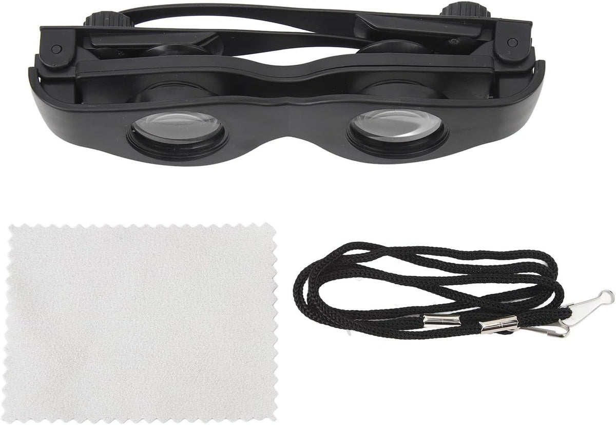 Hands-free binocular glasses for fishing—portable, adjustable-focus, dual-lens eyewear suitable for fishing, birdwatching, watching TV, and sports; offers high-definition clarity.