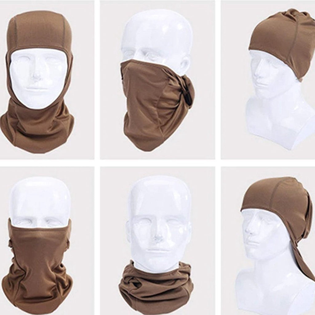 Multiuse Balaclava | Neck Warmer | Bivouac | Face Mask | Motorcycle Cap | Skiing | Snowboarding | Motorcycling | Grey