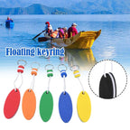 Floating Keychain | EVA Foam | For Large Keyring | Foam | Bumper | Key Float | Oval | Orange