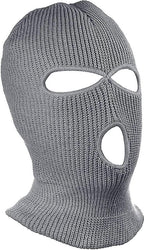 2x Facemask I Sports hat I Three-hole hat I Ski hat I Bivouac I Balaclava I One Size I Gray
