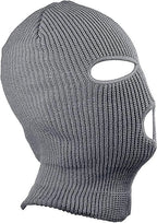 2x Facemask I Sports hat I Three-hole hat I Ski hat I Bivouac I Balaclava I One Size I Gray