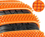 Snow Chain - Anti-slip for Car Tires - 8-pack - Reusable anti-slip cable ties - 88 x 4 cm - Adjustable tire chains - Suitable for cars, trucks, etc. - Universal snow chains - Anti-slip chains