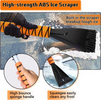 2-in-1 detachable snow brush and ice scraper - 27" ergonomic foam handle for effortless cleaning - Universal for cars and trucks