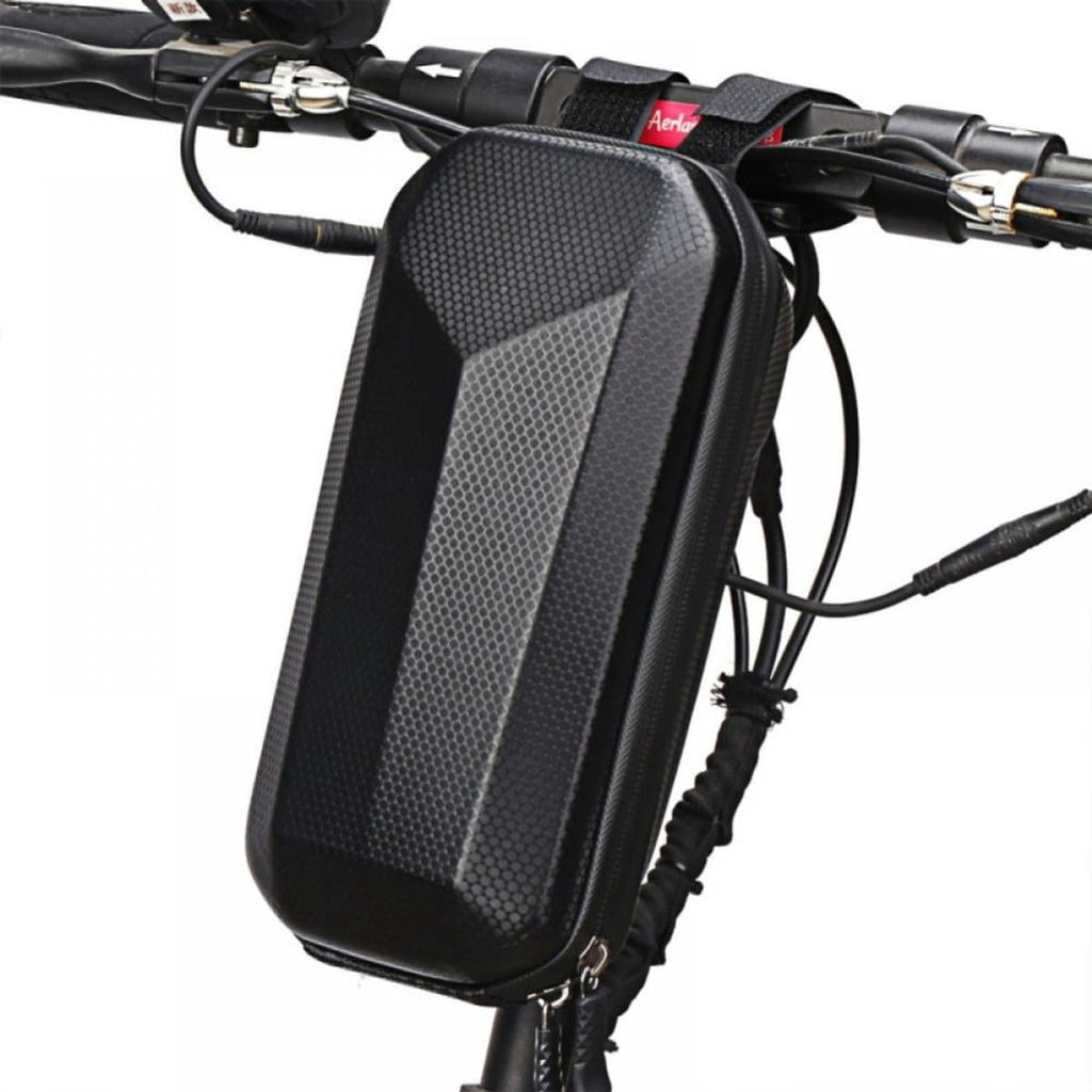Waterproof storage bag for scooters - Hard scooter handlebar bag - Front bag for electric scooter - Accessories for adult scooters