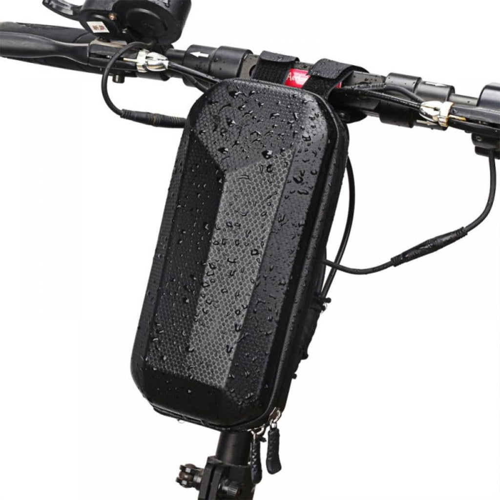 Waterproof storage bag for scooters - Hard scooter handlebar bag - Front bag for electric scooter - Accessories for adult scooters