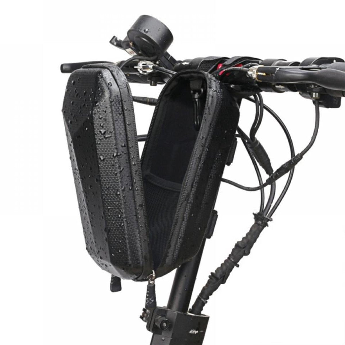 Waterproof storage bag for scooters - Hard scooter handlebar bag - Front bag for electric scooter - Accessories for adult scooters