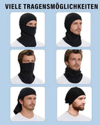 Face mask - Winter Sturmhaube Fahrrad Motorrad Ski Schlauchschal (Unisex) Black