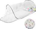 Mosquito Net Bed - Foldable Mosquito Net - L210x H56x W80cm - Pop-Up Mosquito Net Bed - Mosquito Net Tent - Mosquito Net - Cupola - Mosquito Net - Pop-Up Bed Tent - Anti-Mosquito, No Installation Required - Suitable For Camping, Backyard, Foldable Travel