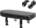 Rear Bicycle Seat - With Footrests - Rear Bicycle Seat - Luggage Carrier Cushion - Bicycle Seat Set - Rear Bicycle Seat - Bicycle Carrier Cushion - Universal - Black - Electric Bicycle/ Bicycles/Electric Scooter - Thickened - Soft