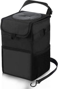 Car Trash Can - Car Seat Organizer - 6 L - Waterproof - Car Interior Accessories - Portable Vehicle Trash Can - Leak-Proof and Foldable Waste Bin - Extra Storage Bags - Car Storage - Trash Can - Trash Can Organizer - Travel Goods - Black