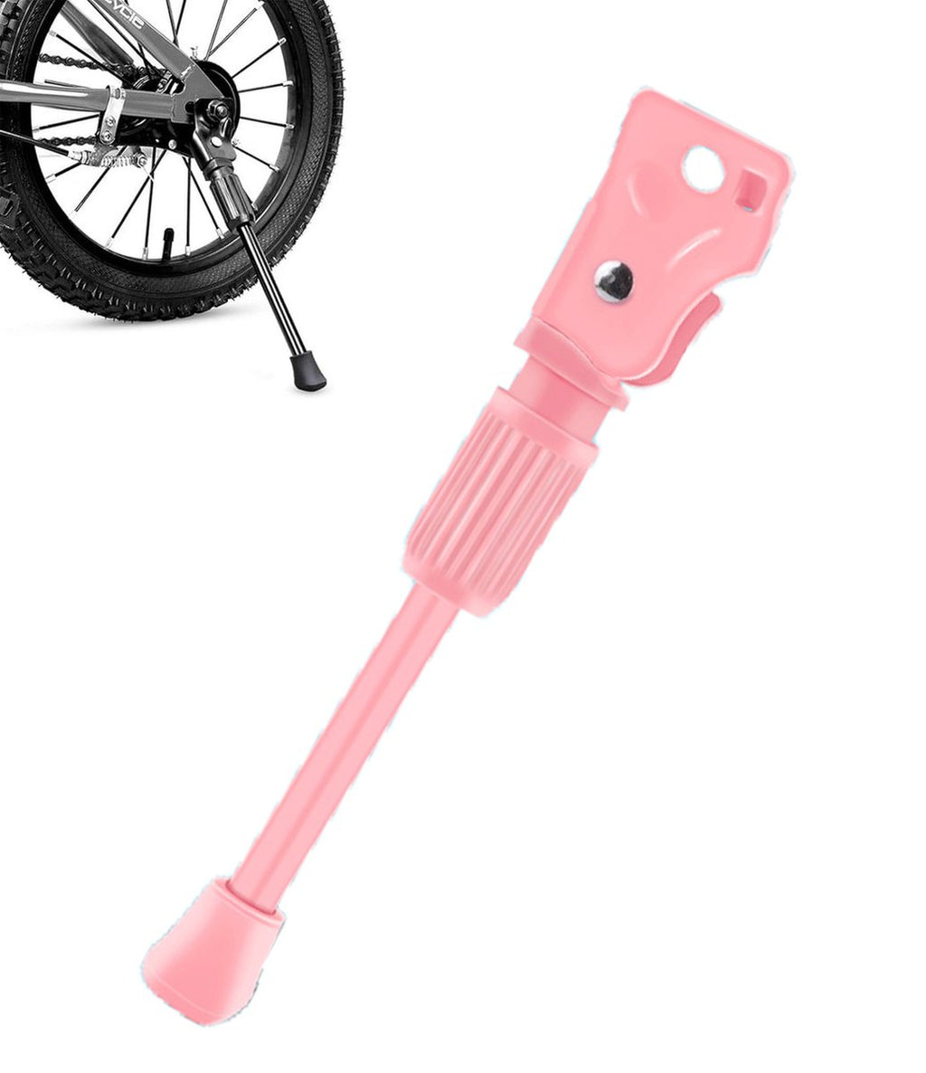 18 Inch - Bicycle Stand for Children's Bikes - MTB Kickstand - Single Bicycle Stand - Bicycle Accessories for Children - Bicycle Stand - Side Stand for Bicycles - Bicycle, E-Bike, City Bike & Mountain Bike - Pink - Easy to Install