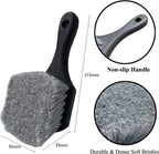 Tire Brush - Tire Brush - Polishing Tires - For Car/Scooter/Motorcycle Tires - Exterior Wheel Brush Tire Cleaner - Remove Contaminants From Your Tires - Black - 1 Piece