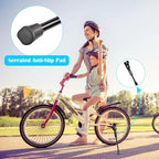 16 Inch - Bicycle Stand for Children's Bikes - MTB Kickstand - Single Bicycle Stand - Bicycle Accessories for Children - Bicycle Stand - Side Stand for Bicycles - Bicycle, E-Bike, City Bike & Mountain Bike - Black - Easy to Install