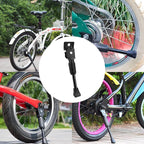 16 Inch - Bicycle Stand for Children's Bikes - MTB Kickstand - Single Bicycle Stand - Bicycle Accessories for Children - Bicycle Stand - Side Stand for Bicycles - Bicycle, E-Bike, City Bike & Mountain Bike - Black - Easy to Install