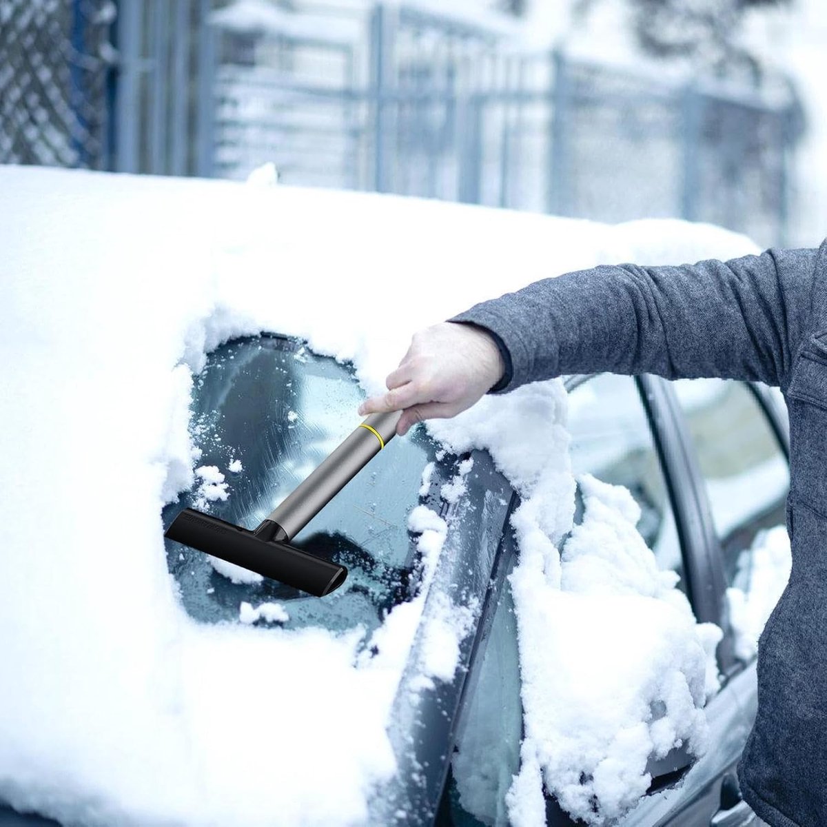 Ice Scraper - Ice Scraper For Car - Stone Tire Pick - Snow Blower - Ice Scraper With Handle - Window Scraper - Car Accessories - Scraper - For Defrosting, Removing Water And Removing Ice - 2 Pieces