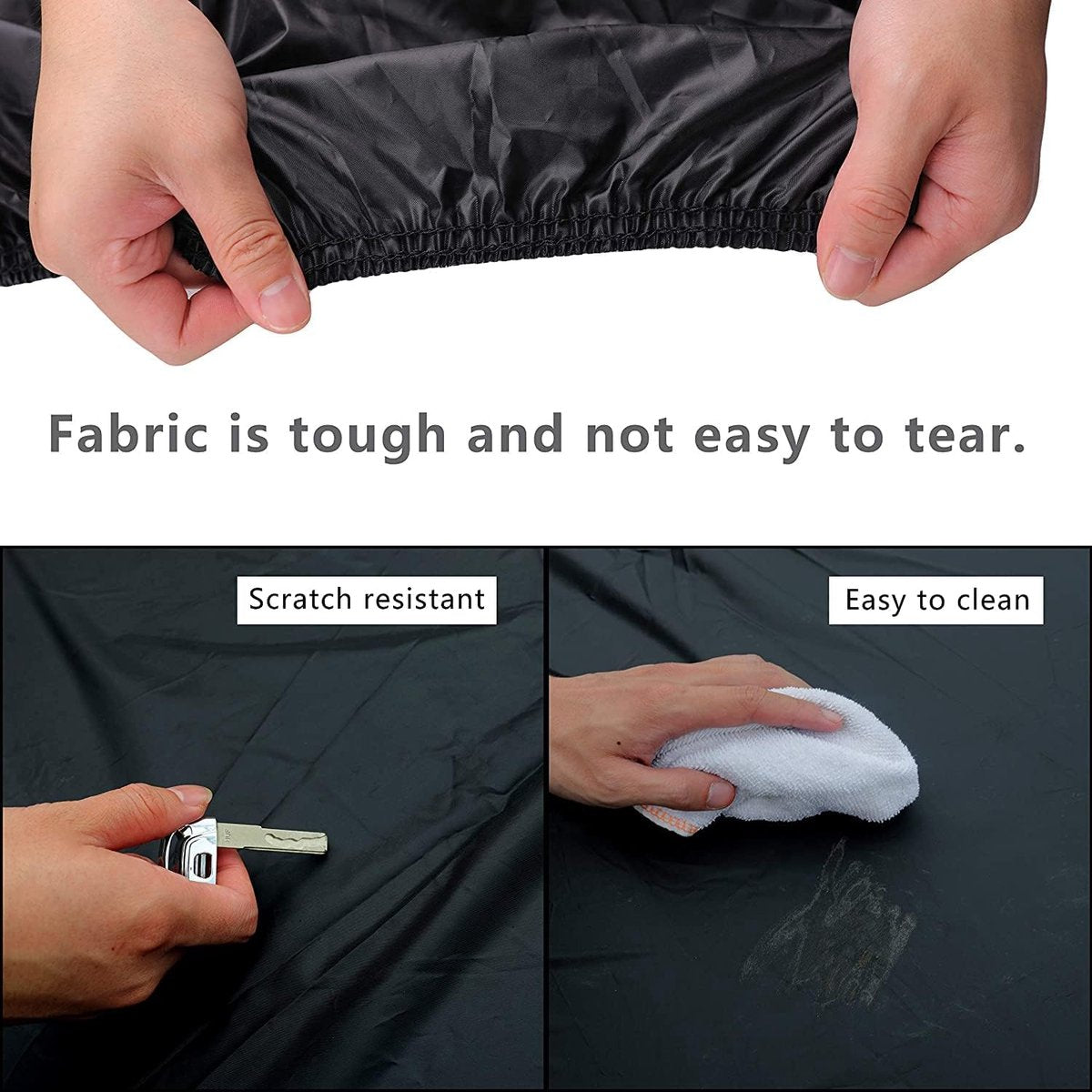 Universal Bike Cover for All Bikes - Waterproof Ultra Strong Oxford - Bike Cover for 1 / 2 Bikes - Bike Protective Cover - Bicycle Cover - Electric Bike, Mountain Bike, Etc - Black - For Bike Carrier and Storage