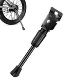 18 Inch - Bicycle Stand for Children's Bikes - MTB Kickstand - Single Bicycle Stand - Bicycle Accessories for Children - Bicycle Stand - Side Stand for Bicycles - Bicycle, E-Bike, City Bike & Mountain Bike - Black - Easy to Install