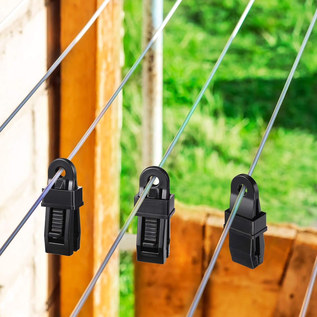 20 pieces - Tent clamps - Tarpaulin clips - Tent clip - tent clip awning clip - camping awning clip - crocodile clips - tarpaulin clip tarpaulin clip - for swimming pools, canopies, caravan awnings, car covers, outdoor tents, canopies and covers - 7.8*2.3