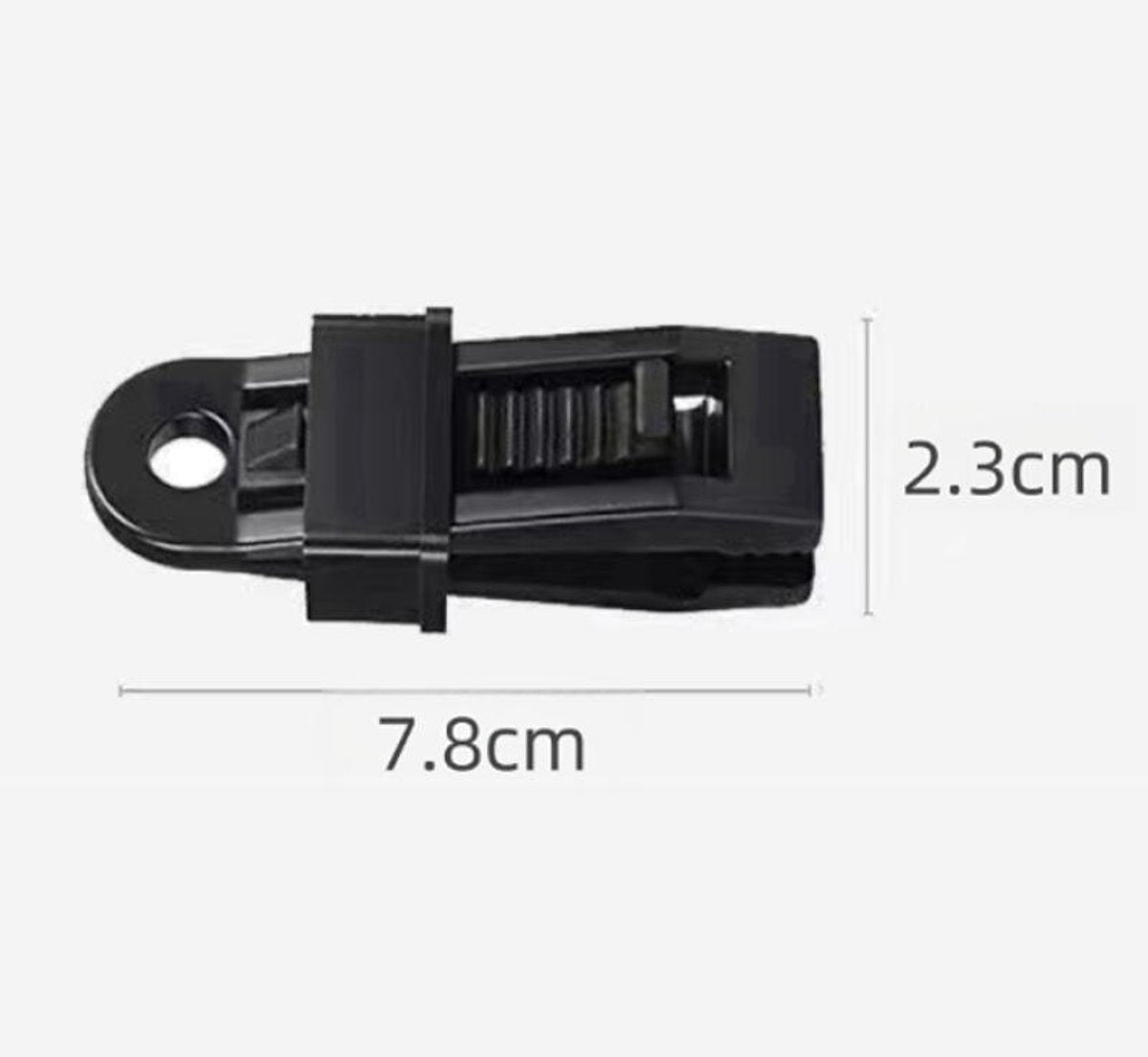 20 pieces - Tent clamps - Tarpaulin clips - Tent clip - tent clip awning clip - camping awning clip - crocodile clips - tarpaulin clip tarpaulin clip - for swimming pools, canopies, caravan awnings, car covers, outdoor tents, canopies and covers - 7.8*2.3