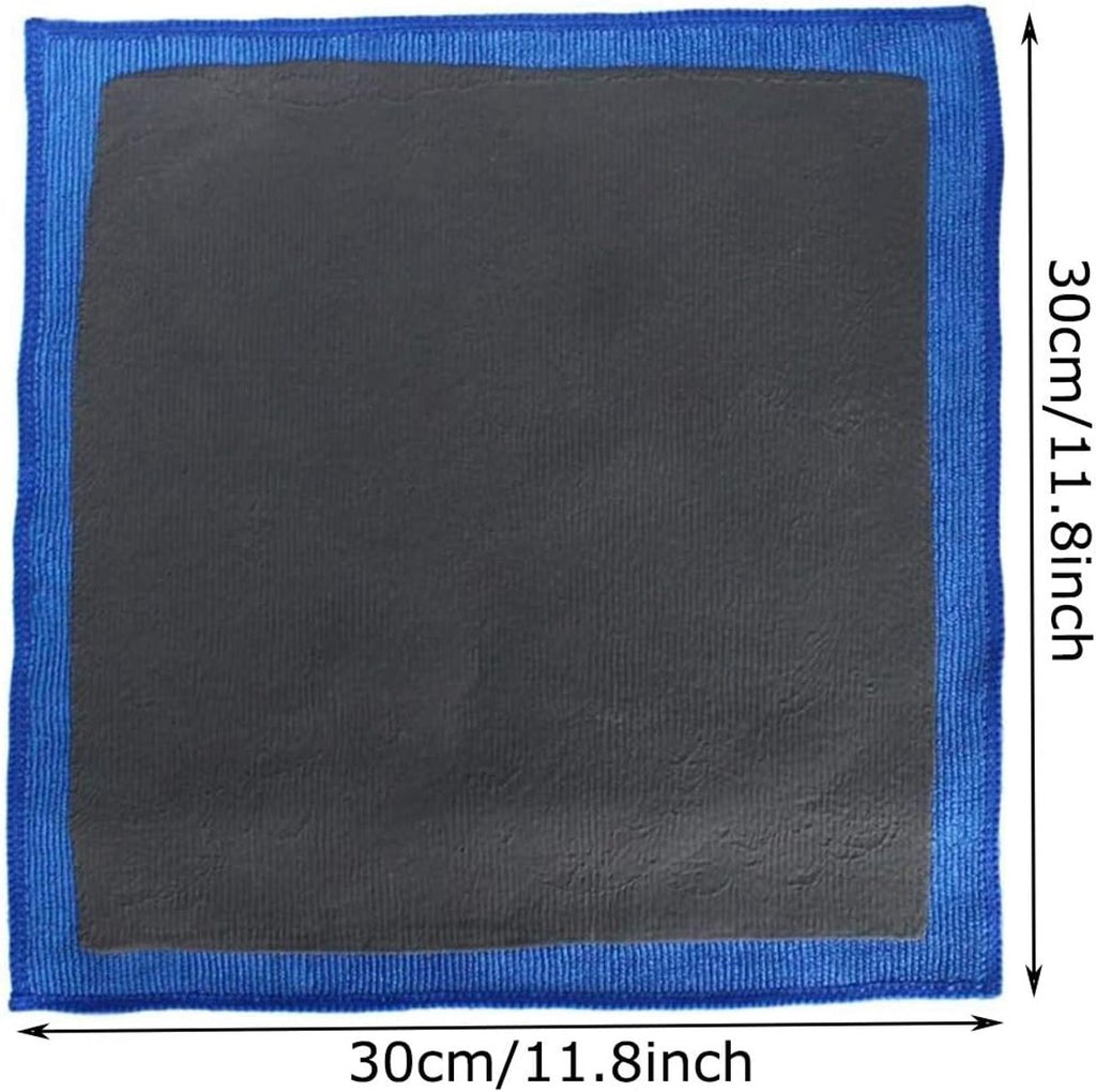 2 pieces - Car clay cloth - Car wash towel - Car cleaning towel - Clay bar - Clay towel - Clay bar towel - Car cleaning - detailing cloth - perforated polishing cloth - cleaning cloth - for car detailing, car cleaning - 30*30 cm - blue