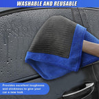 Car clay cloth - Car wash towel - Car cleaning towel - Clay bar - Clay towel - Clay bar towel - Car cleaning - detailing cloth - perforated polishing cloth - cleaning cloth - for car detailing, car cleaning, disinfection - 30*30 cm - blue