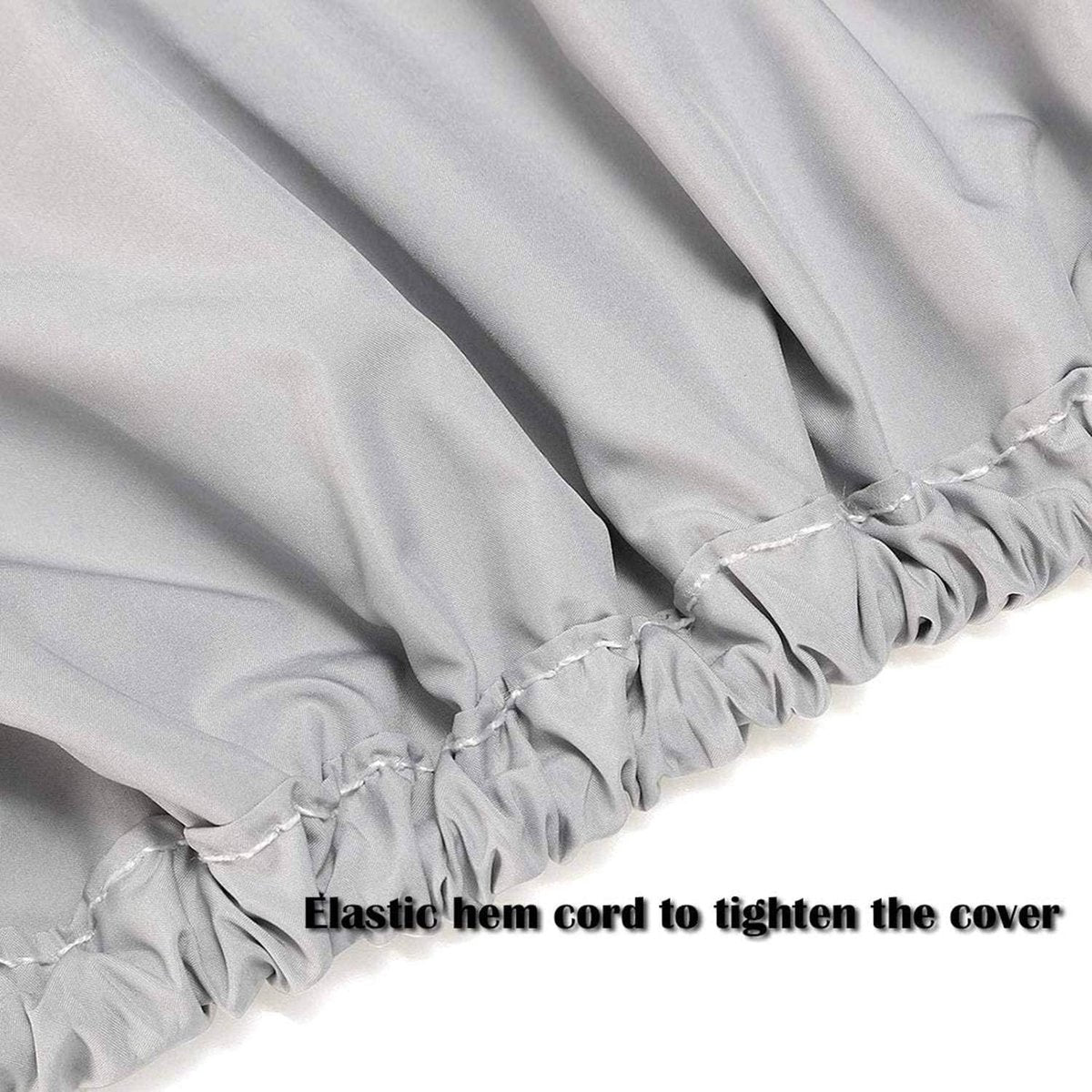 2-Piece Boat Seat Cover - 56 x 61 x 64 cm - made of Oxford fabric - UV protection - weather-resistant - waterproof - dustproof - Dust hood - with adjustable cord, suitable - for most seats - Silver