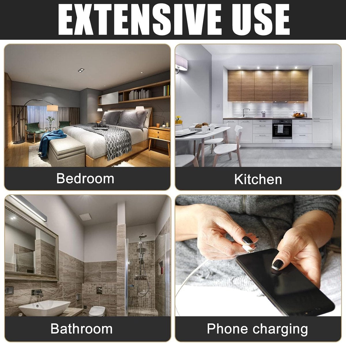 Countdown Switch - 60 minutes - Countdown timer switch - Mechanical countdown timer socket - time switch - timer light switch - with timer - timer socket - for bathroom extractor fan, garage, laundry room, storage room or spa - white