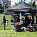 4 pieces - Sandbags - Weight bag - Ballast bags - Gazebo Weights - Ballast bags - cylindrical sandbags - solid windproof sandbag - canopy gazebo weights - for pop-up tent, canopy or parasol - Ø15*50 cm - black - (without sand)