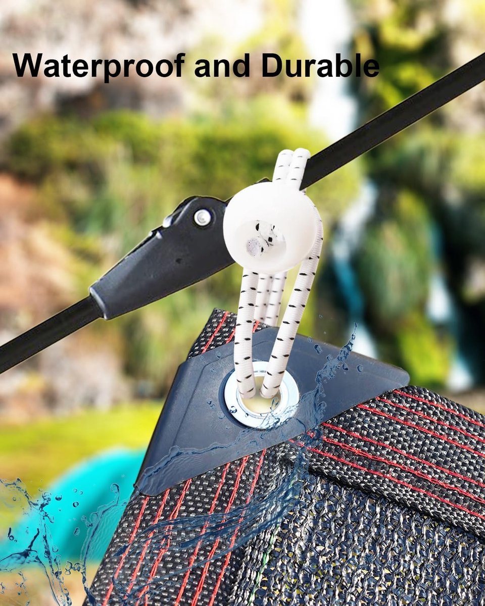 50 pieces - 6 inch - Elastic rope - Elastic cord - Tensioning elastic - tension cord - ball bungee cords - with balls - reusable - for golf nets, soccer goals, camping, tent poles, hose - white rope black spot - 150*22 mm