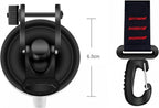 4 pieces - hooks - with suction cup - Powerful Suction Cup Anchor - ABS - Black - Multifunctional - large suction cup - without drilling - for camper, house tent, car awnings, canopies and car cover