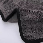 2 pieces - Microfiber cloth - drying towel - drying towel - Drying cloth - Cleaning towels - 40*40 cm - 600 g/m² - gray - Absorbent - for shower, bathroom and car washing