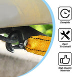 Tow rope Tow strap Tow rope car - 4 m 5000KG - nylon and steel - yellow