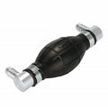 Siphon pump - Hand pump - Oil pump - Siphon pump - Fuel - One-way valve - For boat engine, camper, tractor, motorhome - Black - No hose
