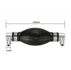 Siphon pump - Hand pump - Oil pump - Siphon pump - Fuel - One-way valve - For boat engine, camper, tractor, motorhome - Black - No hose