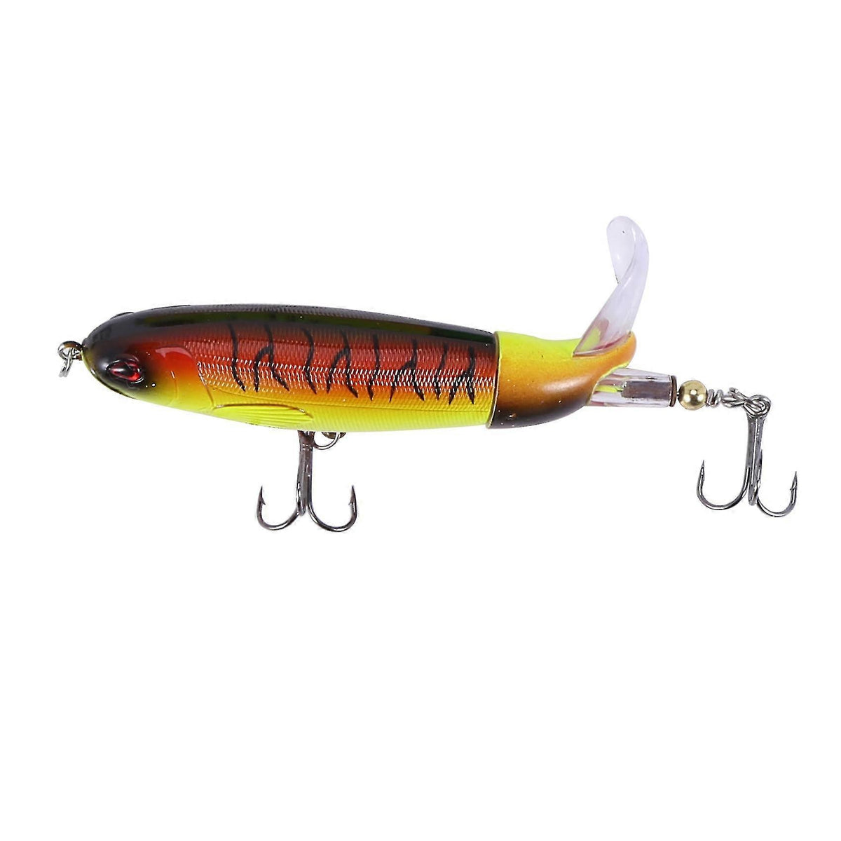 8pcs Whopper Plopper 11cm 15g Floating Popper Fishing Lure Hard Bait Wobbler Rotating