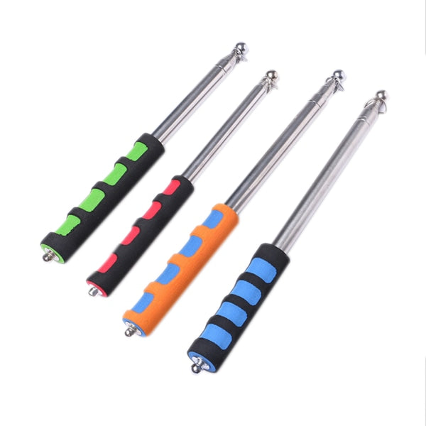 Portable Telescopic Flagpole 2m Extendable Handheld Windsock Random Color