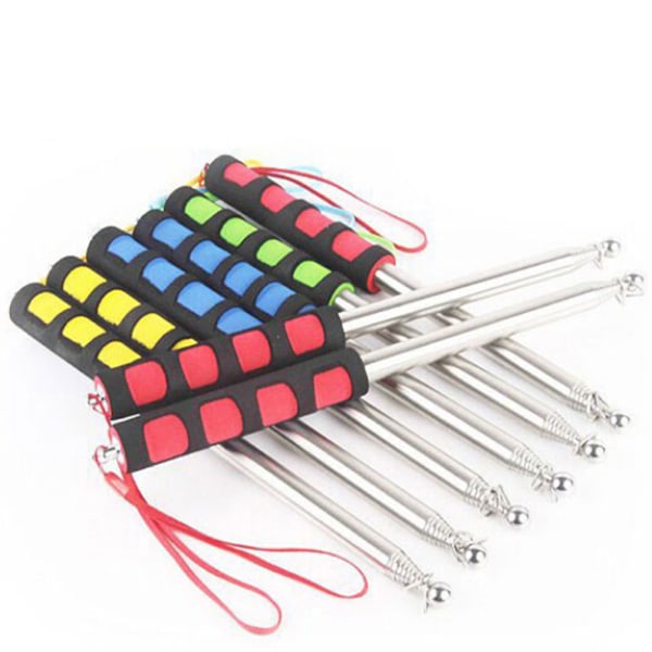 Portable Telescopic Flagpole 2m Extendable Handheld Windsock Random Color