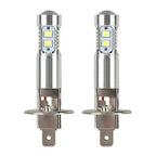 H1 LED Headlight Bulbs High and Low Beam Fog Lights 100W 6000K Conversion Kit 2x